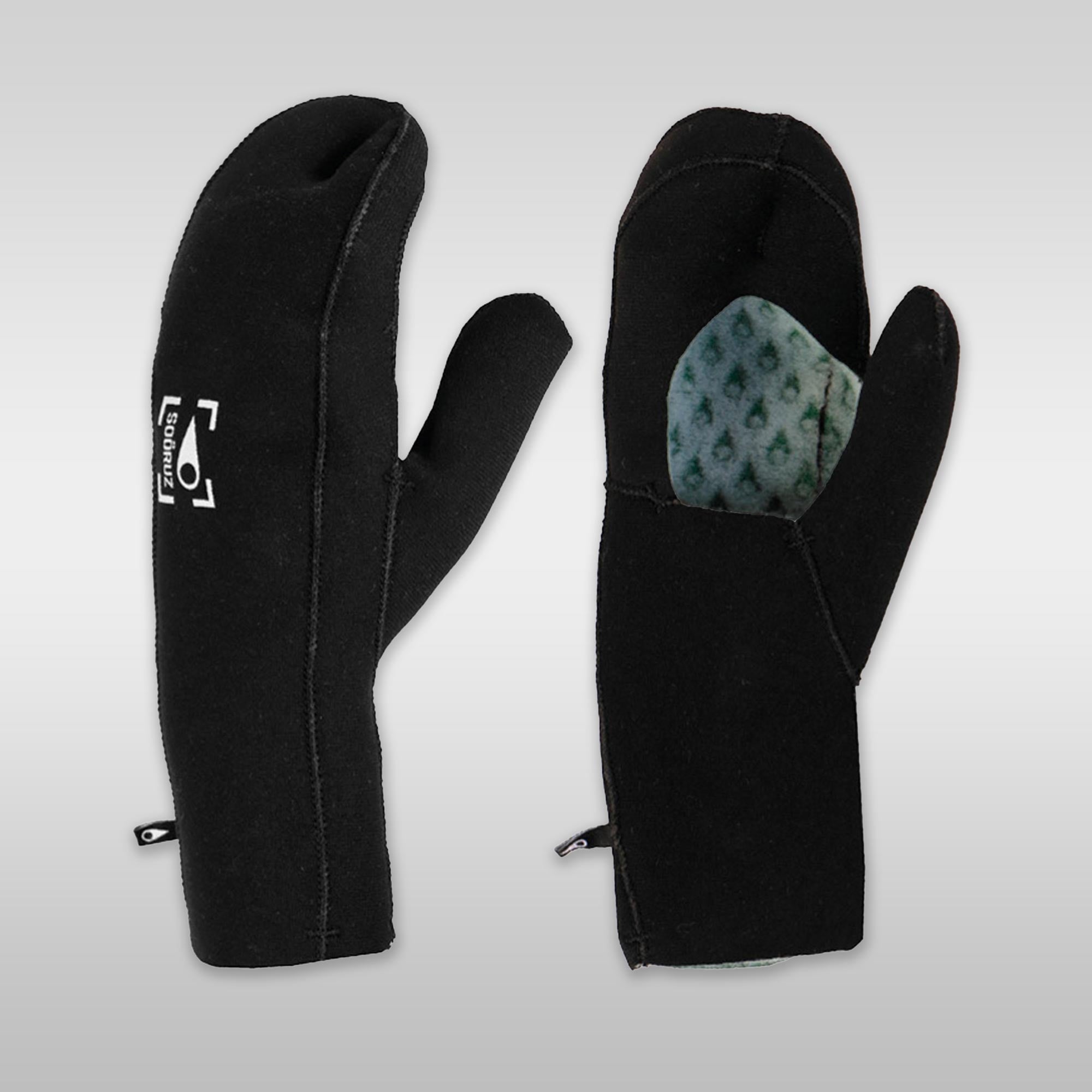 Soöruz Gloves open MITENS 2mm 2 mm Soöruz S Black